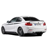 BMW F22 2 Serisi M Performance Style Uyumlu Arka Tampon Difüzör Dayanikli Plastik - 1