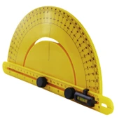 Plastik Açı Bulucu Ölçer Gönye 0-180° Derinlik Kare Köşe Cetvel Ölçme Kaynakçı Mimar Marangoz Çizim - 3