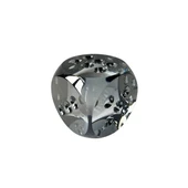 Lucky Art Kristal Grı By Zar 10x10x10 Cm - 1