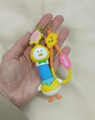 Mavi Ördek Anahtarlık Silikon Boynu Uzayan Fiğür Çanta Süsü Oyuncak thumbnail 1