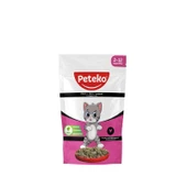 Peteko Pouch Jelly Kitten Tavuklu Yavru Kedi Konserve 85 Gr - 1