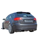 Audi A3 HB Spoiler 2008-2012 (Plastik) Boyasız - 1