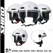 SHIRO KASK JET OFC KIOTO M.C İNCİ BEYAZ XL 6162 - 1
