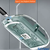 ScHitec M377 Ultra Sessiz 3 Bağlantı Modlu 2xBluetooth Kablosuz Bağlantı + 2.4Gh Gaming Type-C Şarjlı Mouse Turuncu - 4