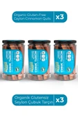 Organik Glutensiz Seylon Çubuk Tarçın 25 Gr x3 / Organic Gluten-Free Ceylon Cinnamon Quils 25 Gr x3 - 1