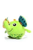 SOZZY TOYS Peluş Çıngıraklı Topum 3 Boyutlu Yeşil Fil Figürü (Szy169) - 2