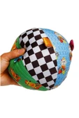 SOZZY Çıngıraklı Büyük Boy Renkli Oyun Topum (15 CM) - 3