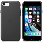 iPhone SE için Deri Kılıf Mavi - 1