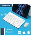 Xiaomi Pad 6 Tablet İçin Uyumlu Slim Şarjlı Türkçe Bluetooth Klavye ve Mouse Seti - 1