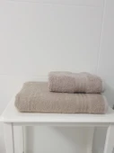 %100 Pamuk Havlu 2 li Set ( 1 Adet 70X140 Banyo Havlusu + 1 Adet 50X90 El Yüz Havlusu) - 2