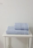 %100 Pamuk Havlu 2 li Set ( 1 Adet 70X140 Banyo Havlusu + 1 Adet 50X90 El Yüz Havlusu) - 5