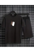 T-Shirt Şort Takım BARDAK BASKILI - 1