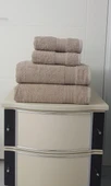 %100 Pamuk Havlu 2 li Set ( 1 Adet 70X140 Banyo Havlusu + 1 Adet 50X90 El Yüz Havlusu) - 7