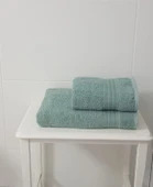 %100 Pamuk Havlu 2 li Set ( 1 Adet 70X140 Banyo Havlusu + 1 Adet 50X90 El Yüz Havlusu) - 4