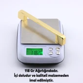 10 Adet Arel Kulp Mobilya Mutfak Dolabı Çekmece Dolap Kulp Kapak Kulpu Kulbu Gold Altın 128 mm Metal - 6