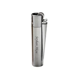 Clipper Isme Özel Clipper Çakmak Hediyelik Özel Kutulu Silver Gümüş Renk - 2