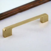 10 Adet Arel Kulp Mobilya Mutfak Dolabı Çekmece Dolap Kulp Kapak Kulpu Kulbu Gold Altın 128 mm Metal - 4