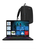 Pulse 16 Aı Intel Core Ultra 7 155H 80GB Ddr5 1tb SSD 8GB/RTX4060/140W 16" IPS Wuxga 144Hz FreeDos Taşınabilir Bilgisayar MS87XTRF24 + Zettaçanta - 1