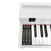 Jwin SDP-92 Tuş Hassasiyetli 88 Tuşlu Kapaklı Dijital Piyano + Tabure - Beyaz - 5
