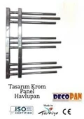 DECOPAN ''Elif ''Model ELEKTRİKLİ Tasarım Krom Havlupan - 1