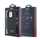 Apple iPhone 15 Pro Max Kılıf Redbull Orjinal Lisanslı M-safe Şarj Özellikli Karbon Fiber Tasarımlı Parlayan Logolu Kapa thumbnail 8