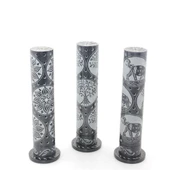 Periboia Obsidian Taşı İşlemeli Kule Tütsülük Model 2 - 1