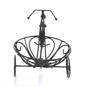 Periboia Ferforje Dekoratif Bisiklet Çiçeklik thumbnail 3