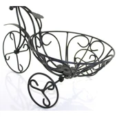 Periboia Ferforje Dekoratif Bisiklet Çiçeklik thumbnail 2