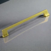 Gediz Metal Mat Gold Altın Kulp 160 mm Mobilya Çekmece Mutfak Dolabı Dolap Kapak Kulpları Kulb Kulpu thumbnail 5