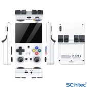 ScHitec 3.5 Inç Mini HDMI Çıkışlı Taşınabilir Retro Oyun Konsolu 20000+ Oyunlu El Atari 64Gb Beyaz - 2