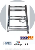 DECOPAN ELEKTRİKLİ 600/1200MM KROM HAVLUPAN(16 boru) - 1