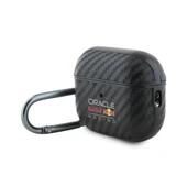 Apple Airpods Pro 2 Kılıf Redbull Orjinal Lisanslı PU Karbon Fiber Tasarımlı Askı Aparatlı Kapak - 2