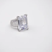 925 Ayar Kadın Gümüş (Silver) Yüzük - 1