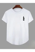 Kaktüs Baskılı Original Ünisex Yazlık T-shirt - 3