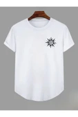 Güneş Baskılı Original Ünisex Yazlık T-shirt - 3