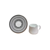 Evaliza Crown 6 Kişilik Kahve Fincan Takımı 44084 - 1