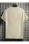 Oversize Los angeles Calıfornıa Baskılı T-shirt Unisex Pamuklu Bisiklet Yaka Kısa Kollu - 2