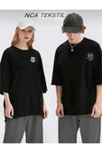 Sevgili Combin Baykuş Baskılı Original Ünisex Yazlık T-shirt 2 li Set Takım - 1