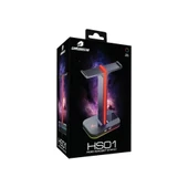 GameBooster HS01 RGB Aydınlatmalı Aksesuar ve İkili Kulaklık Standı - 8
