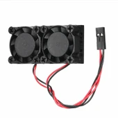 Raspberry Dual Fan Set Pi 4 3 B B+  2 Adet 9mm Alüminyum Blok Raspberry Dual Fan Set Pi 4 3 B B+  2 Adet 9mm Alüminyum Blok Çift Soğutma Fanı Isı Emici Dağıtıcı Sistem Termal Etiketli thumbnail 6