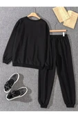 Eşofman Takımı  NewYork Baskılı Unisex Kışlık Kalın Pamuklu Sweatshirt Ve Eşofman Altı 2' Li Set - 8