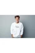 Sweatshirt Kalp Nabız Baskılı Pamuklu kalın ve Yumuşak ürün İçi Şardonlu - 10