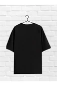 Oversize Yeni Sezon Unisex Siyah Bear Robotic Tişört thumbnail 2