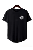 Güneş Baskılı Original Ünisex Yazlık T-shirt - 2