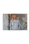 Sweatshirt Sevgili Combin Kalp Nabız Baskılı Pamuklu kalın ve Yumuşak ürün İçi Şardonlu 2 'Lİ Set - 2