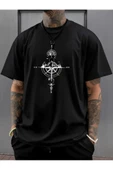 Pusula Baskılı özel tasarım Unisex Tshirt - 1