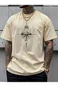 Pusula Baskılı özel tasarım Unisex Tshirt - 1
