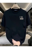 I'M OK Baskılı Oversize Tshirt - 1