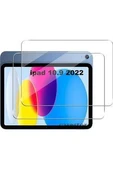 iPad 10. Nesil 10.9'' Ekran Koruyucu - 9H Temperli Cam, Çizilmez, Ultra Şeffaf - 4