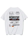 911 GT3 RS Baskılı özel tasarım Unisex Tshirt thumbnail 1